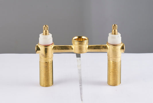 FF2706 Bridge Faucet Valve BodyThree-Hole Faucet Body / Widespread Faucet Body